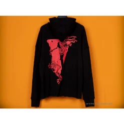 Vlone Black Red Serpent Hoodie 7 Vlone Black Red Serpent Hoodie -Fusion Wear Shop 7copy