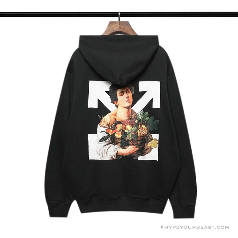 Off White Hoodie Black Fruits 15 Off White Hoodie Black Fruits - Image 15