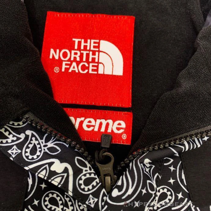 Supreme X TNF Bandana Jacket Black 10 Supreme X TNF Bandana Jacket Black - Image 10