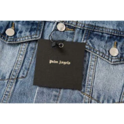Palm Angels Jean Jacket Blue -Fusion Wear Shop 8374fa44copy