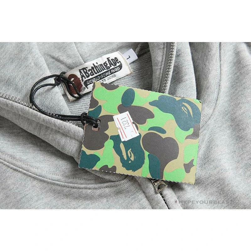 BAPE Classic Ape Head Hoodie 'GREY' 7 BAPE Classic Ape Head Hoodie 'GREY' - Image 7