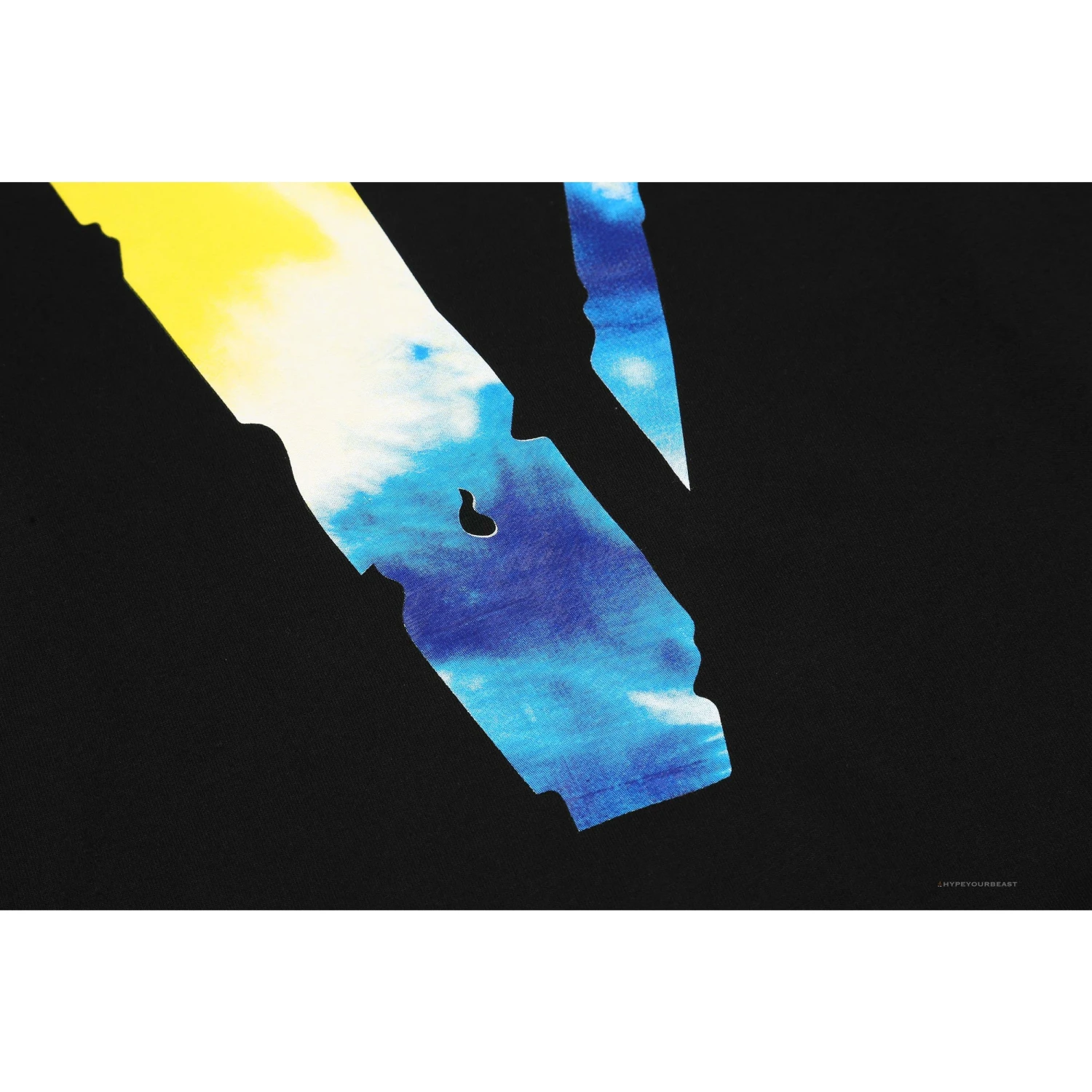 Vlone Hoodie Blue Yellow Logo (Black) 7 Vlone Hoodie Blue Yellow Logo (Black) - Image 7
