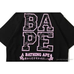 BAPE Japan Limited Edition Mt. Fuji Sakura Tee Shirt 'BLACK' 24 BAPE Japan Limited Edition Mt. Fuji Sakura Tee Shirt 'BLACK' -Fusion Wear Shop 84396e78