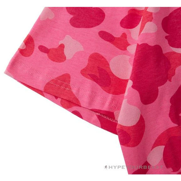 BAPE Pink Camouflage Shark Head Fake Zipper Tee Shirt 5 BAPE Pink Camouflage Shark Head Fake Zipper Tee Shirt - Image 5