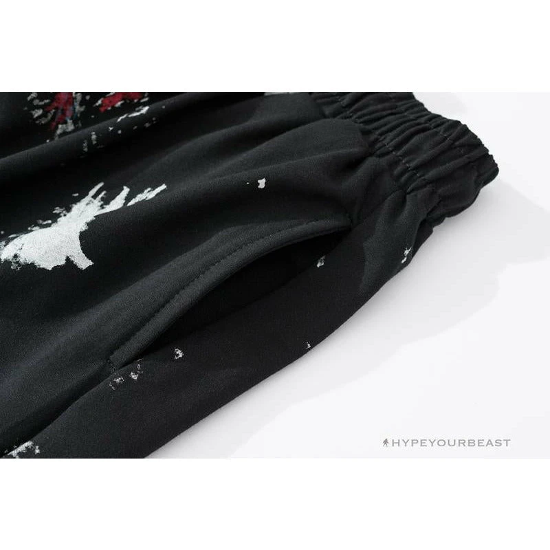 OFF-WHITE Hot Starry Sky Fireworks Shorts 'BLACK' 5 OFF-WHITE Hot Starry Sky Fireworks Shorts 'BLACK' - Image 5
