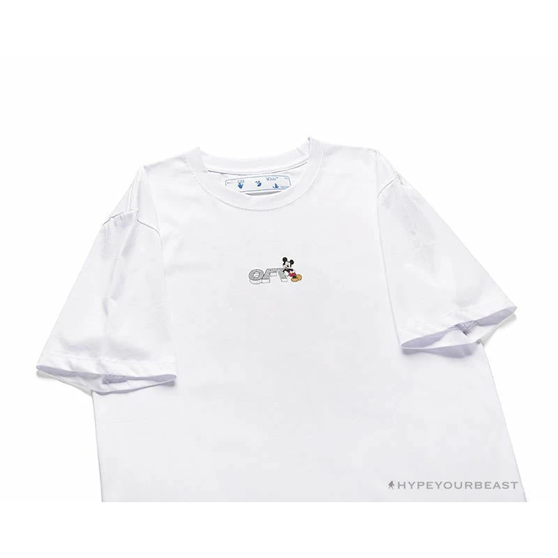 OFF-WHITE Mickey Bluff Face Tee Shirt 'WHITE' 3 OFF-WHITE Mickey Bluff Face Tee Shirt 'WHITE' - Image 3