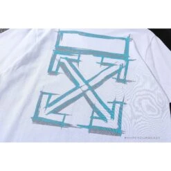 OFF-WHITE Light Blue Marker Draw Pattern Tee Shirt 'WHITE' -Fusion Wear Shop 8 9a61397a 8a48 45cd b3c7 2a6e3ff59878copy
