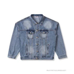 Palm Angels Jean Jacket Blue