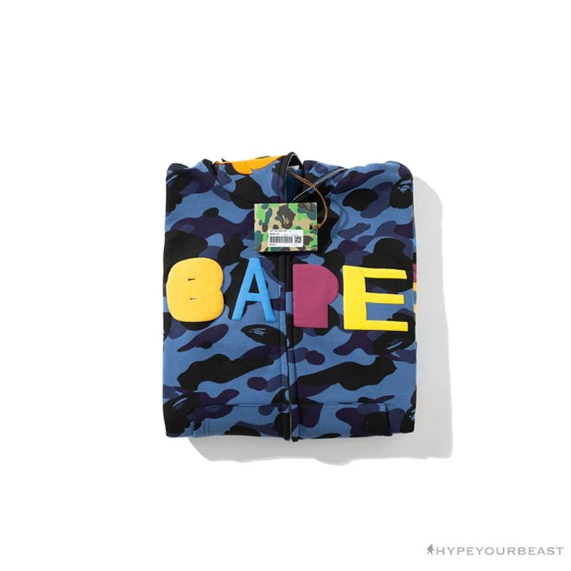 BAPE X Readymade Tiger Head Foam Camouflage Hoodie 'BLUE' 18 BAPE X Readymade Tiger Head Foam Camouflage Hoodie 'BLUE' - Image 18