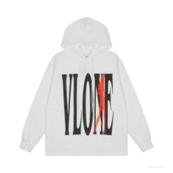 Vlone Hoodie White Love