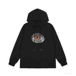 Vlone Hoodie Black Snake Eye