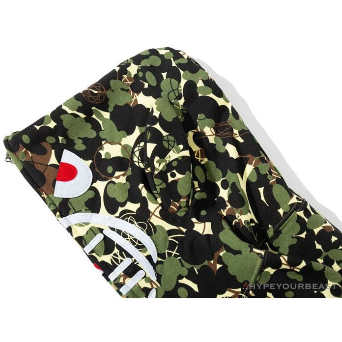 BAPE X UNKLE Camouflage Green Belt Ear Hoodie 5 BAPE X UNKLE Camouflage Green Belt Ear Hoodie - Image 5