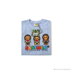BAPE Baby Milo Watermelon Little Monkey Tee Shirt 'BLUE' -Fusion Wear Shop 92da786b e039bcdf 41d5 4c60 8c67 781df3eba944