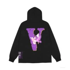 Vlone Hoodie Black Good Intention -Fusion Wear Shop 9369f1facopy