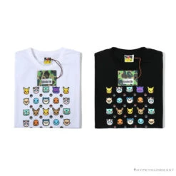 BAPE Baby Milo Pokémon Tee Shirt 'BLACK' 24 BAPE Baby Milo Pokémon Tee Shirt 'BLACK' -Fusion Wear Shop 97a672a5