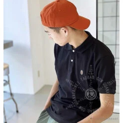 BAPE Solid Color Versatile Embroidered Ape Head Small Badge Polo Shirt 'BLACK' 23 BAPE Solid Color Versatile Embroidered Ape Head Small Badge Polo Shirt 'BLACK' -Fusion Wear Shop 99db0a04