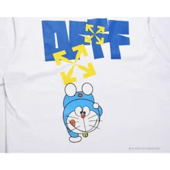 OFF-WHITE Doraemon Stereo Arrow Tee Shirt WHITE -Fusion Wear Shop 9 23e0bcd4 f42f 4bf6 a497 a0a2f7e533f9copy