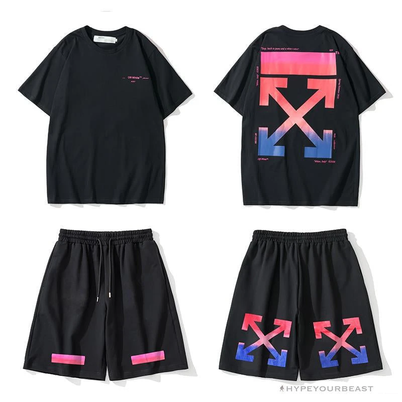 OFF-WHITE Gradient Series Shorts 'BLACK' 6 OFF-WHITE Gradient Series Shorts 'BLACK' - Image 6