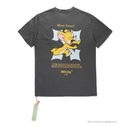 OFF-WHITE Jerry Move Faster Tee Shirt 'GREY' -Fusion Wear Shop 9 933d595d 963f 490e a25f 4f55dad936c1copy