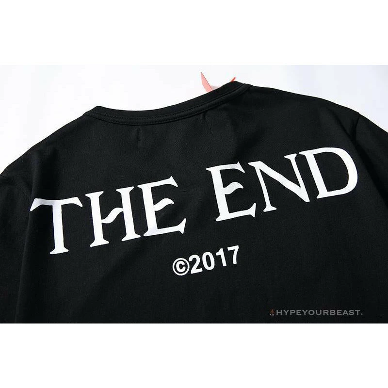 OFF-WHITE CO VIRGIL ABLOH Portrait Tee Shirt "BLACK' 2 OFF-WHITE CO VIRGIL ABLOH Portrait Tee Shirt "BLACK' - Image 2