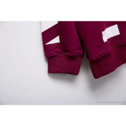 OFF-WHITE Classic Basic Cotton Terry Long Sleeve Shirt 'WINE RED' -Fusion Wear Shop 9 b5abd0bf e170 4ebe 8636 8db9ac7b5957