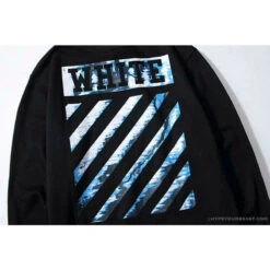 OFF-WHITE Classic Wave Oil Painting Cotton Terry Long Sleeve Shirt 'BLACK' 21 OFF-WHITE Classic Wave Oil Painting Cotton Terry Long Sleeve Shirt 'BLACK' -Fusion Wear Shop 9 bedadc37 b9ea 48a7 b3b8 bb52dc21477b