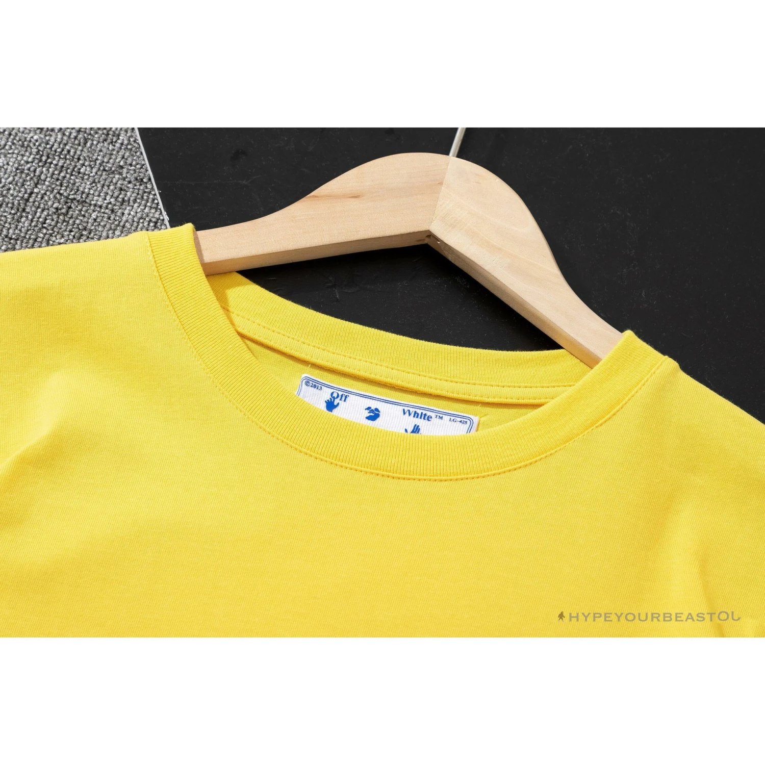 OFF-WHITE Spray Paint Arrow Tee Shirt 'YELLOW' 3 OFF-WHITE Spray Paint Arrow Tee Shirt 'YELLOW' - Image 3