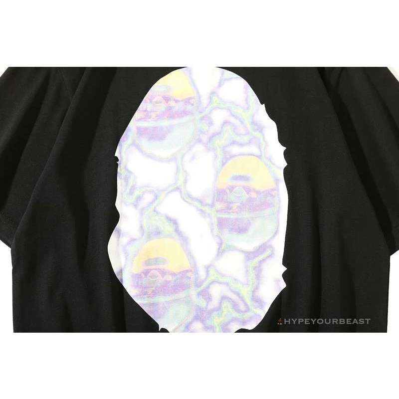 BAPE Great Ape Head Symphony Lightning Tee Shirt 'BLACK' 4 BAPE Great Ape Head Symphony Lightning Tee Shirt 'BLACK' - Image 4