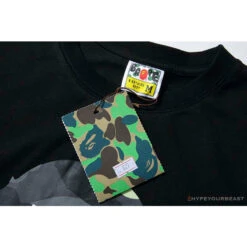 BAPE Luminous Spots Camouflage Great Ape Man Black Head Cotton Short Sleeve Tee Shirt 'BLACK' 16 BAPE Luminous Spots Camouflage Great Ape Man Black Head Cotton Short Sleeve Tee Shirt 'BLACK' -Fusion Wear Shop 9c11e75a