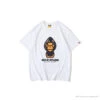 BAPE Baby Milo Blue Shark Hat Little Monkey Tee Shirt 'WHITE'