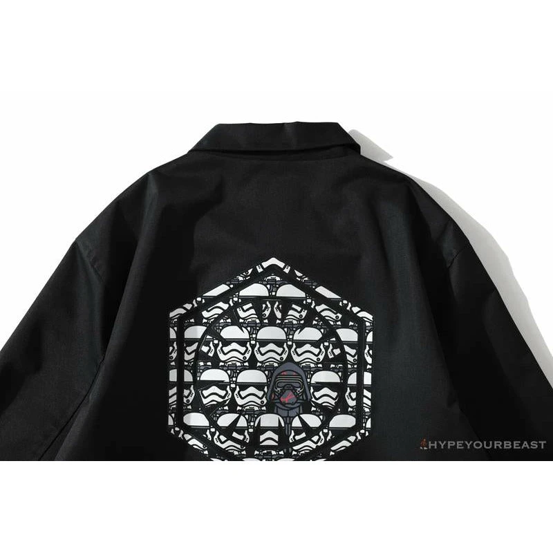 BAPE X Star Wars Collaboration Windbreaker Jacket 'BLACK' 10 BAPE X Star Wars Collaboration Windbreaker Jacket 'BLACK' - Image 10