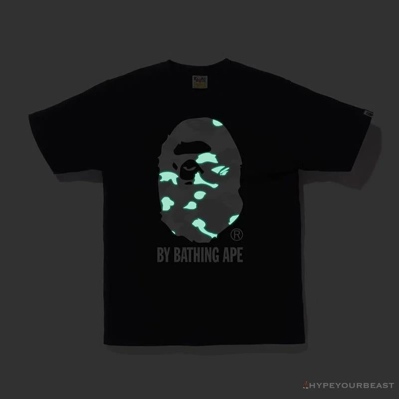 BAPE Luminous Spots Camouflage Great Ape Man Black Head Cotton Short Sleeve Tee Shirt 'BLACK' 10 BAPE Luminous Spots Camouflage Great Ape Man Black Head Cotton Short Sleeve Tee Shirt 'BLACK' - Image 10