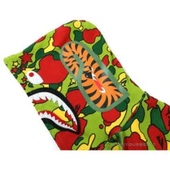 BAPE Shark Head STA Star Camouflage Hoodie 'GREEN' -Fusion Wear Shop 9e330568