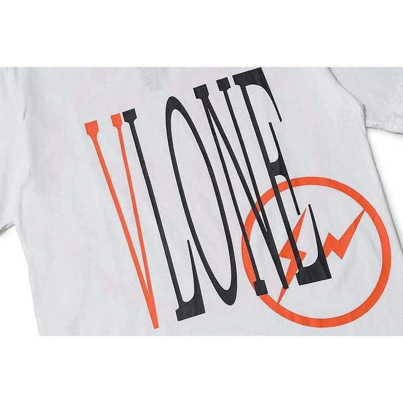 Vlone Orange And White Tee Shirt 6 Vlone Orange And White Tee Shirt - Image 6