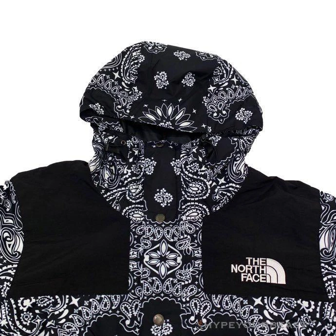 Supreme X TNF Bandana Jacket Black 4 Supreme X TNF Bandana Jacket Black - Image 4