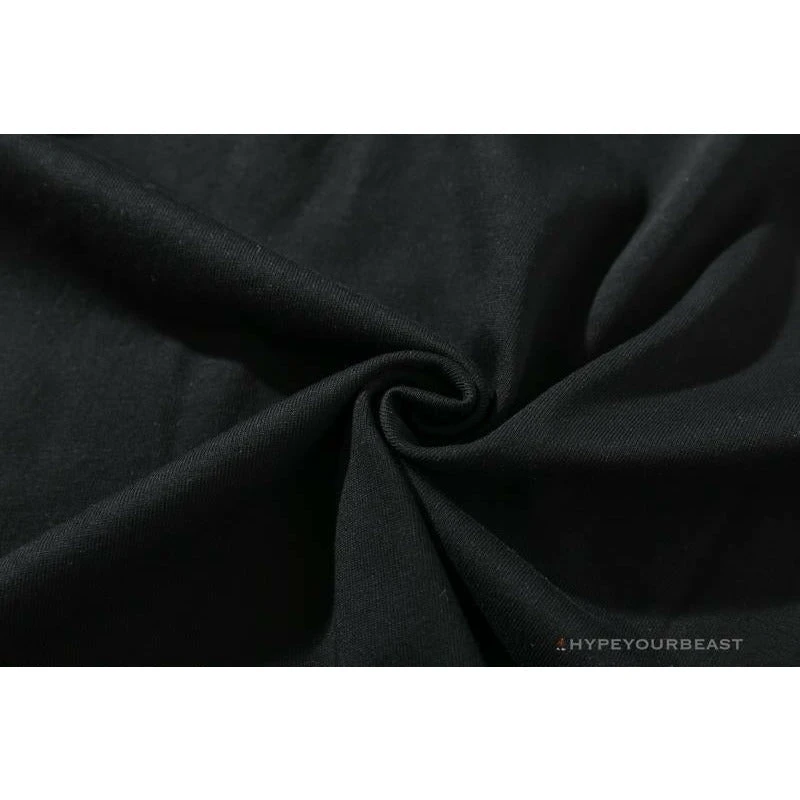 BAPE Messy Letters Upside Down Little Ape Head Tee Shirt 'BLACK' 5 BAPE Messy Letters Upside Down Little Ape Head Tee Shirt 'BLACK' - Image 5