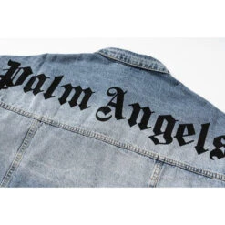 Palm Angels Jean Jacket Blue -Fusion Wear Shop 9ec70ab6copy