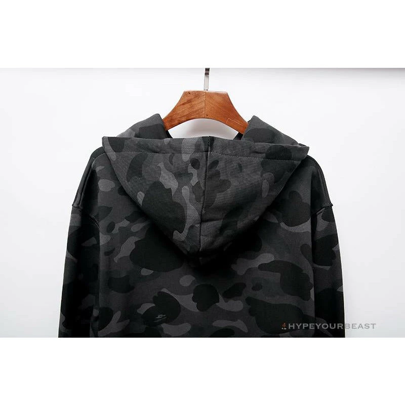 BAPE X Bathing Ape Head Camouflage Hoodie 'GREY' 5 BAPE X Bathing Ape Head Camouflage Hoodie 'GREY' - Image 5