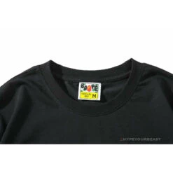 BAPE Messy Letters Upside Down Little Ape Head Tee Shirt 'BLACK' 17 BAPE Messy Letters Upside Down Little Ape Head Tee Shirt 'BLACK' -Fusion Wear Shop 9fd11398