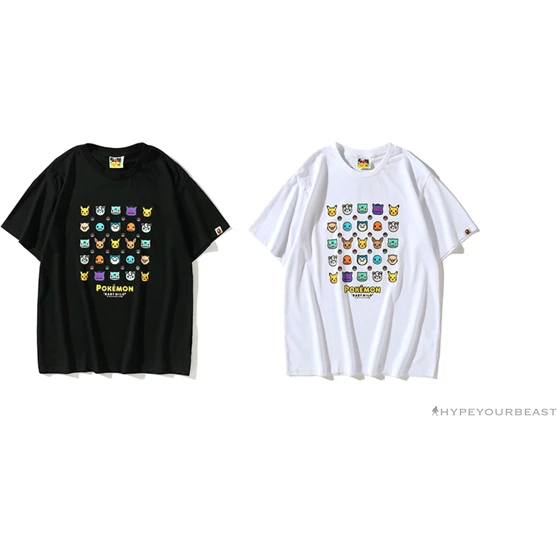 BAPE Baby Milo Pokémon Tee Shirt 'BLACK' 13 BAPE Baby Milo Pokémon Tee Shirt 'BLACK' - Image 13
