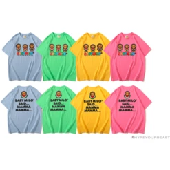 BAPE Baby Milo Watermelon Little Monkey Tee Shirt 'BLUE' -Fusion Wear Shop Capture f035ad2a 084c 4430 bcc1 7c8bd1ec5255