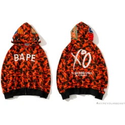 BAPE X XO Co-Branded Camouflage Hoodie 'RED' 35 BAPE X XO Co-Branded Camouflage Hoodie 'RED' -Fusion Wear Shop Capture fee13b69 1112 4077 a210 09d7f039d349