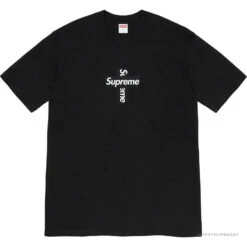 Supreme Cross Box Logo Tee Shirt Black