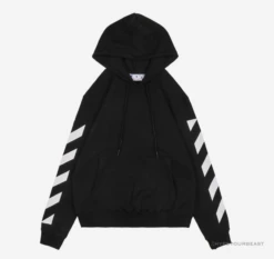 Off White Black Hoodie 22FW
