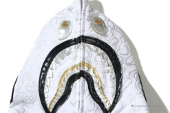 Bape Sta Shark Full Zip Up Hoodie White -Fusion Wear Shop HYB216 150a73c0 e7c0 41c7 a718 195c12b8be35
