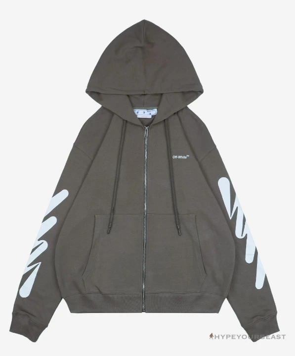Off White Hoodie S22 Grey 1 Off White Hoodie S22 Grey