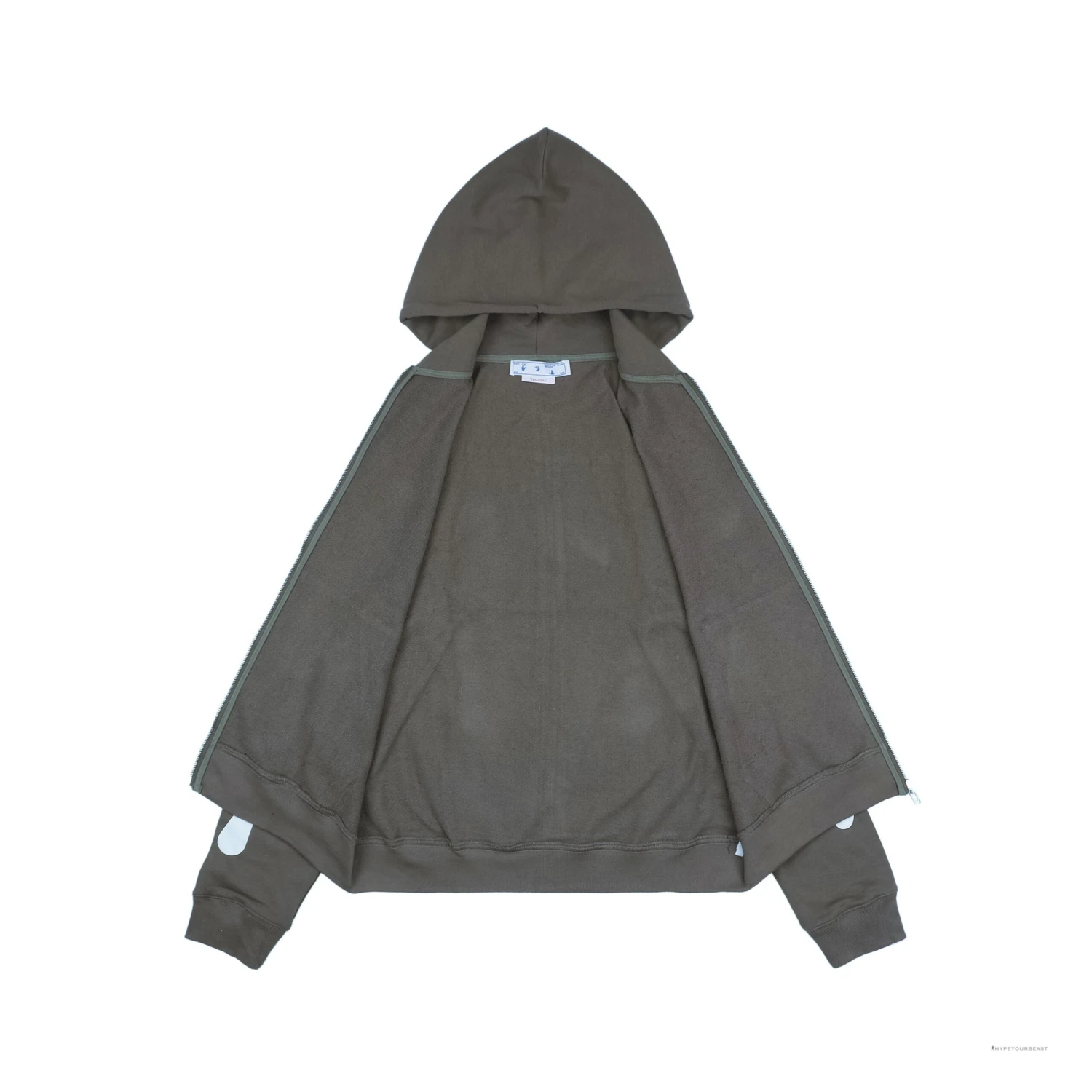 Off White Hoodie S22 Grey 2 Off White Hoodie S22 Grey - Image 2