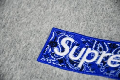 Supreme Bandana Box Logo Hoodie Grey Blue -Fusion Wear Shop HYB25 9b533139 7a67 432d a0bd 89763a942cda