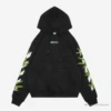 Off White S22 Black Hoodie Leaf