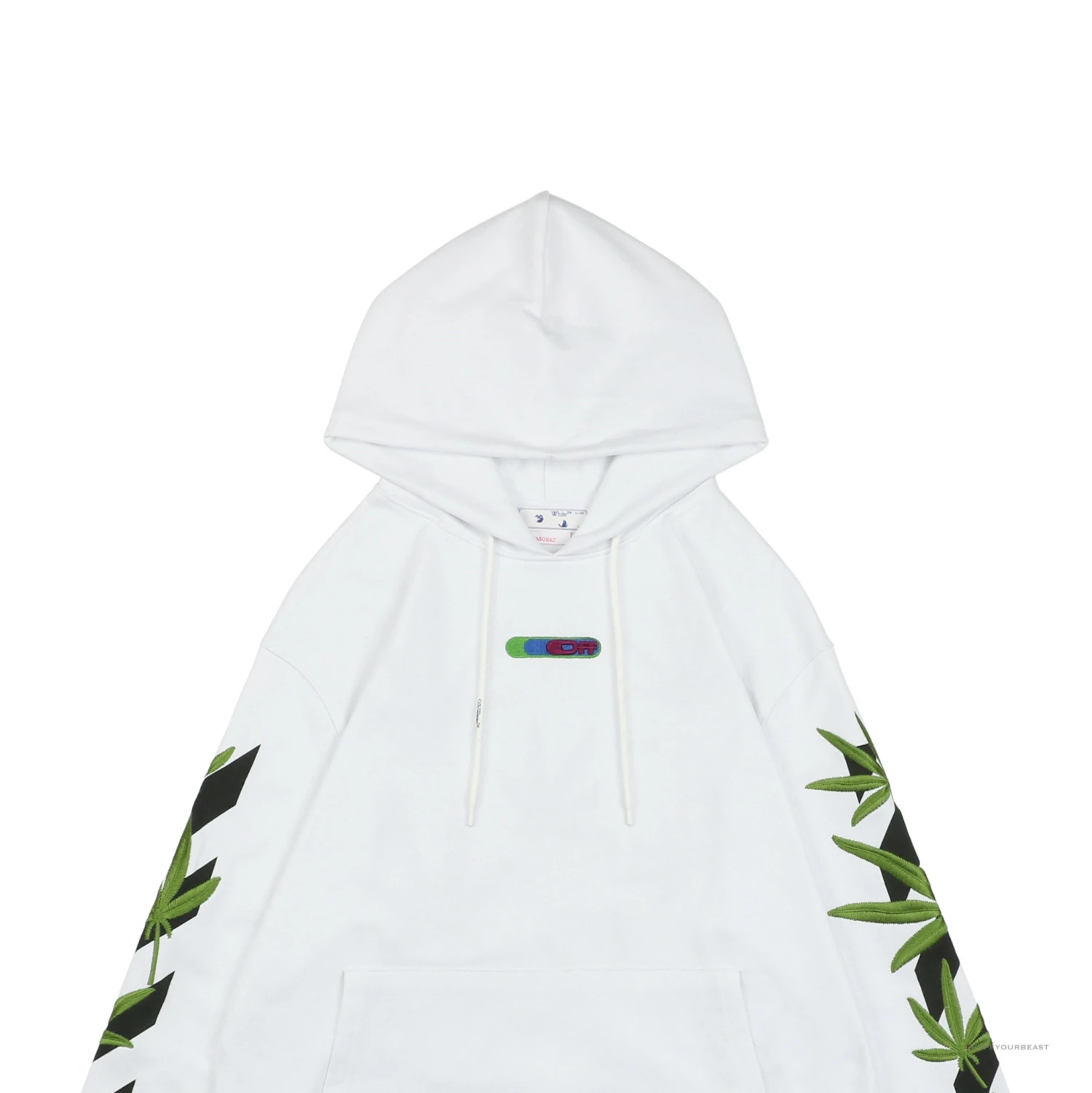 Off White S22 White Hoodie Leaf 1 Off White S22 White Hoodie Leaf